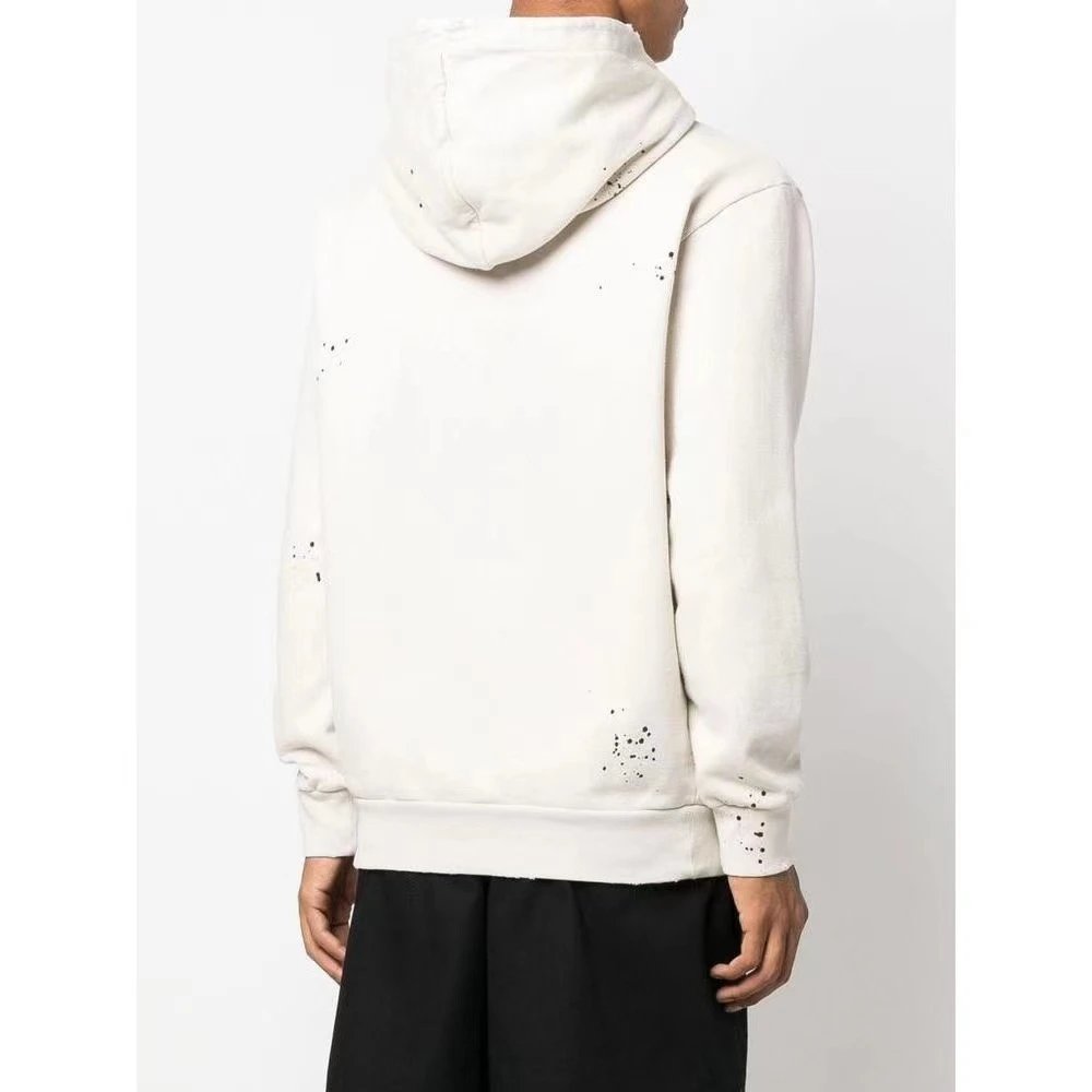 Palm Angels Skull Hoodie Cream - Gallery Image 13 - Detailed View