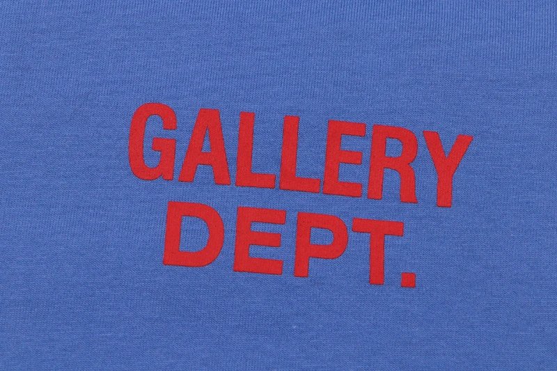Gallery Dept Blue/White Tee - Gallery Image 7 - Detailed View