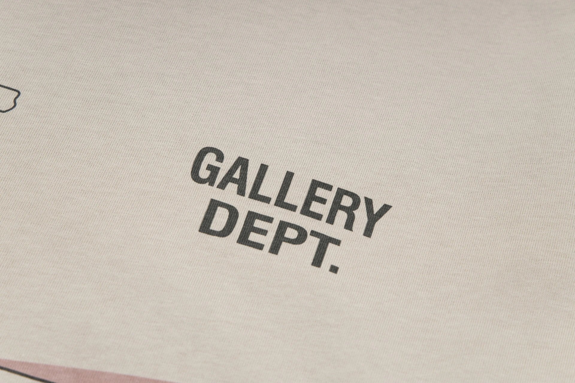 Gallery Dept Beige Racing T-shirt - Gallery Image 14 - Detailed View