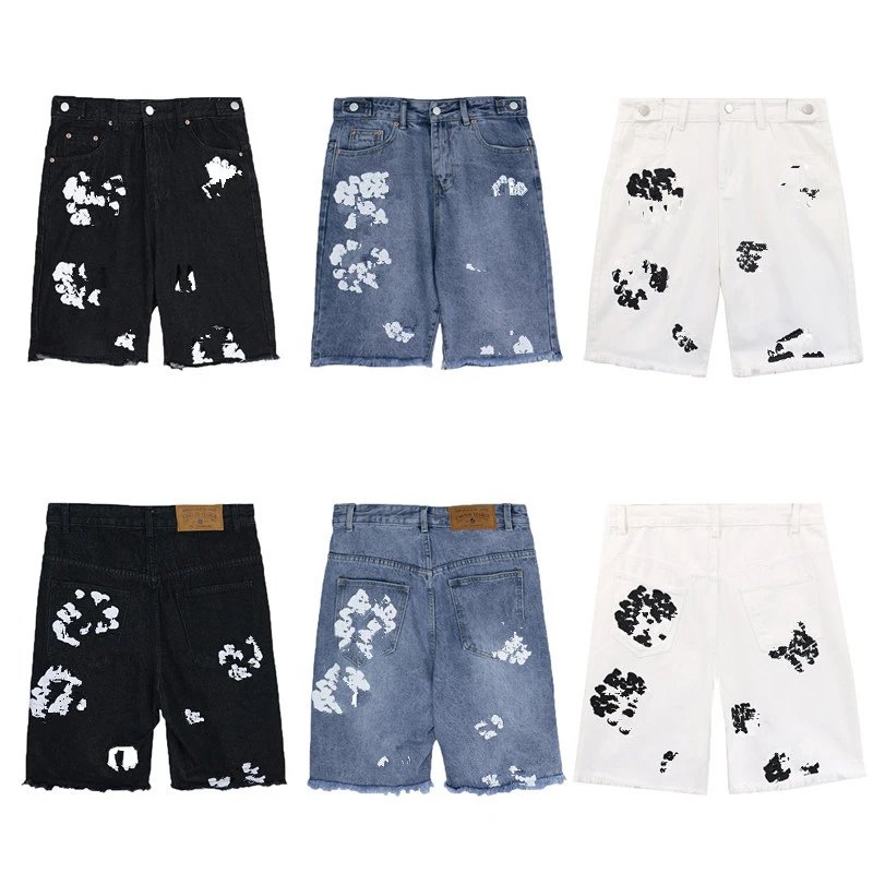 Denim Tears Cotton Print Shorts Multi - DenimTears - Cnfans - $29.34