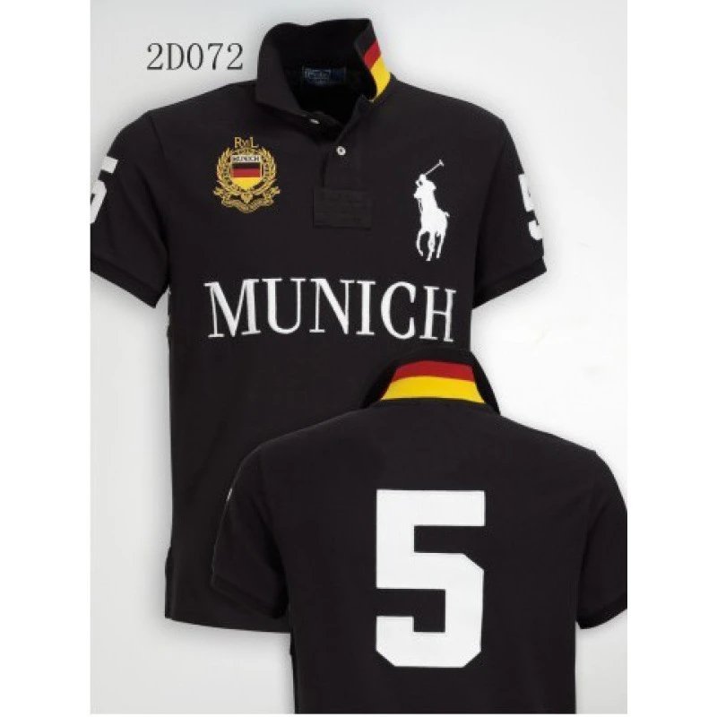 Ralph Lauren Polo Shirt Blue/Green - Gallery Image 4 - Detailed View