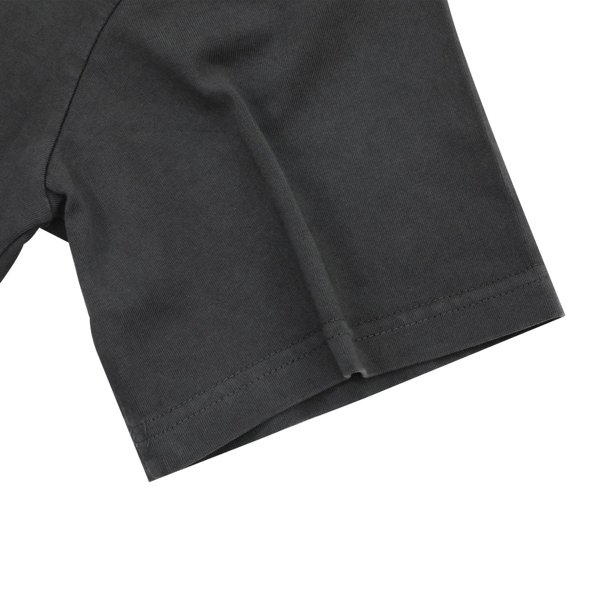 Palm Angels Washed Black T-Shirt - Gallery Image 8 - Detailed View