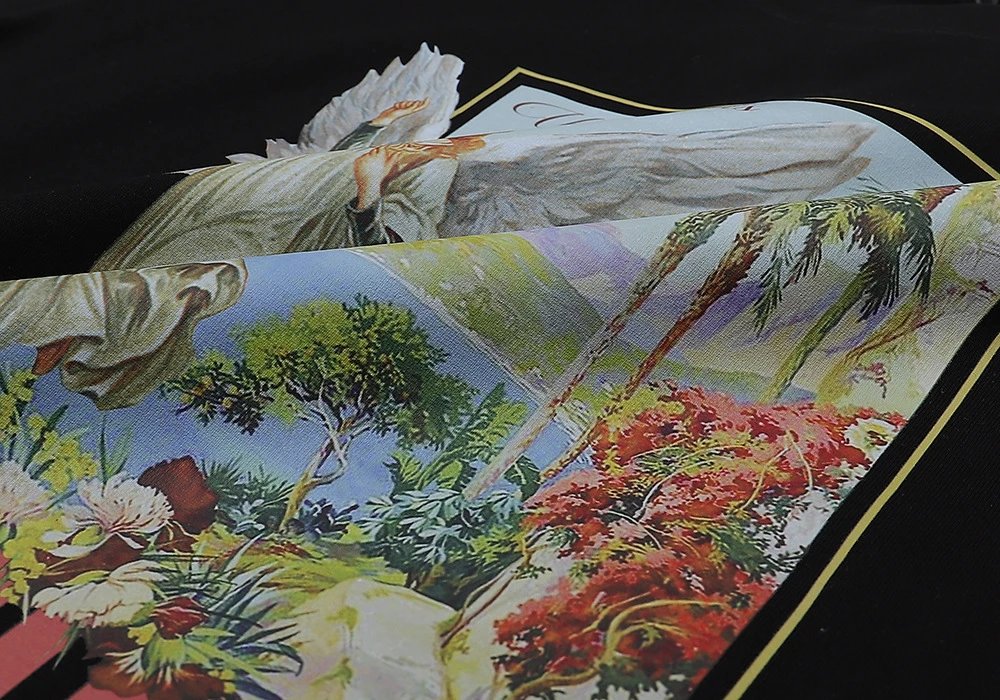 Rhude Print T-Shirt Multi - Gallery Image 9 - Detailed View