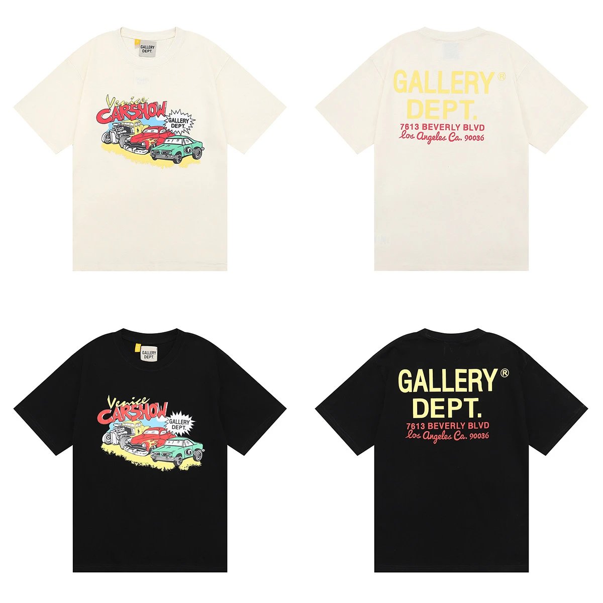 Gallery Dept Car Show Tee Multi - Gallery Dept - Cnfans - $22.08