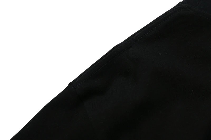 Street Loose Cotton T-Shirt Jet Black - Gallery Image 8 - Detailed View