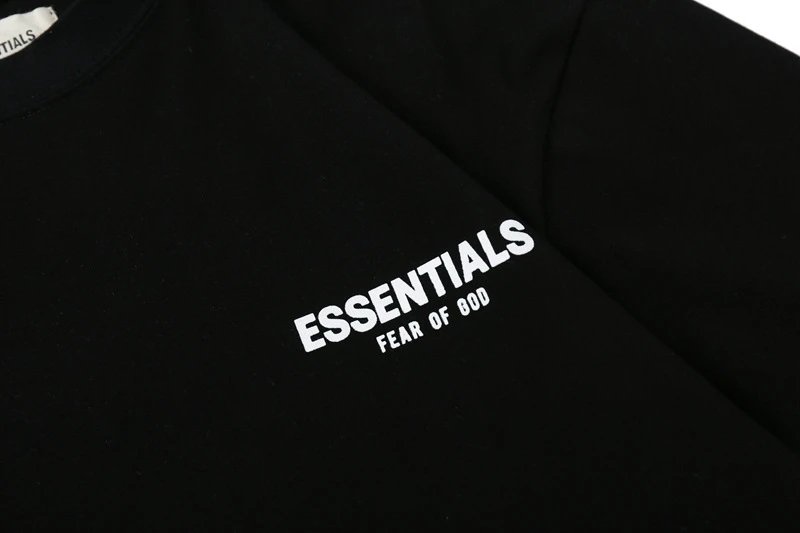 Street Loose Cotton T-Shirt Jet Black - Gallery Image 7 - Detailed View