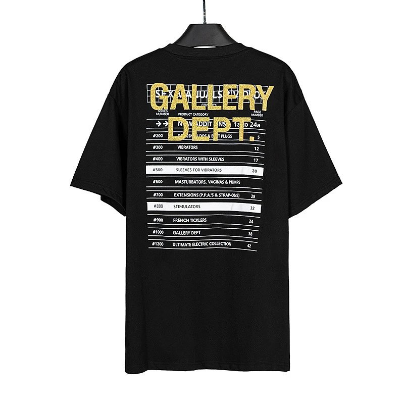 Gallery Dept Dynamic Duo T-Shirt Black/White - Gallery Image 3 - Detailed View