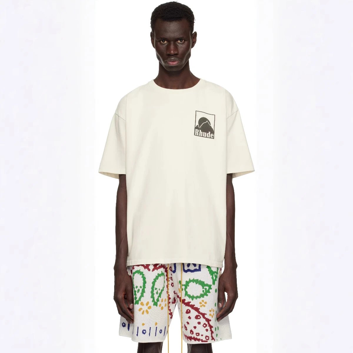 Rhude Sunset Print T-Shirt Multicolor - Gallery Image 8 - Detailed View