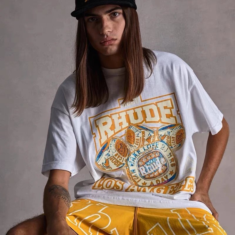 Rhude Championship Tee Multicolor - Gallery Image 3 - Detailed View