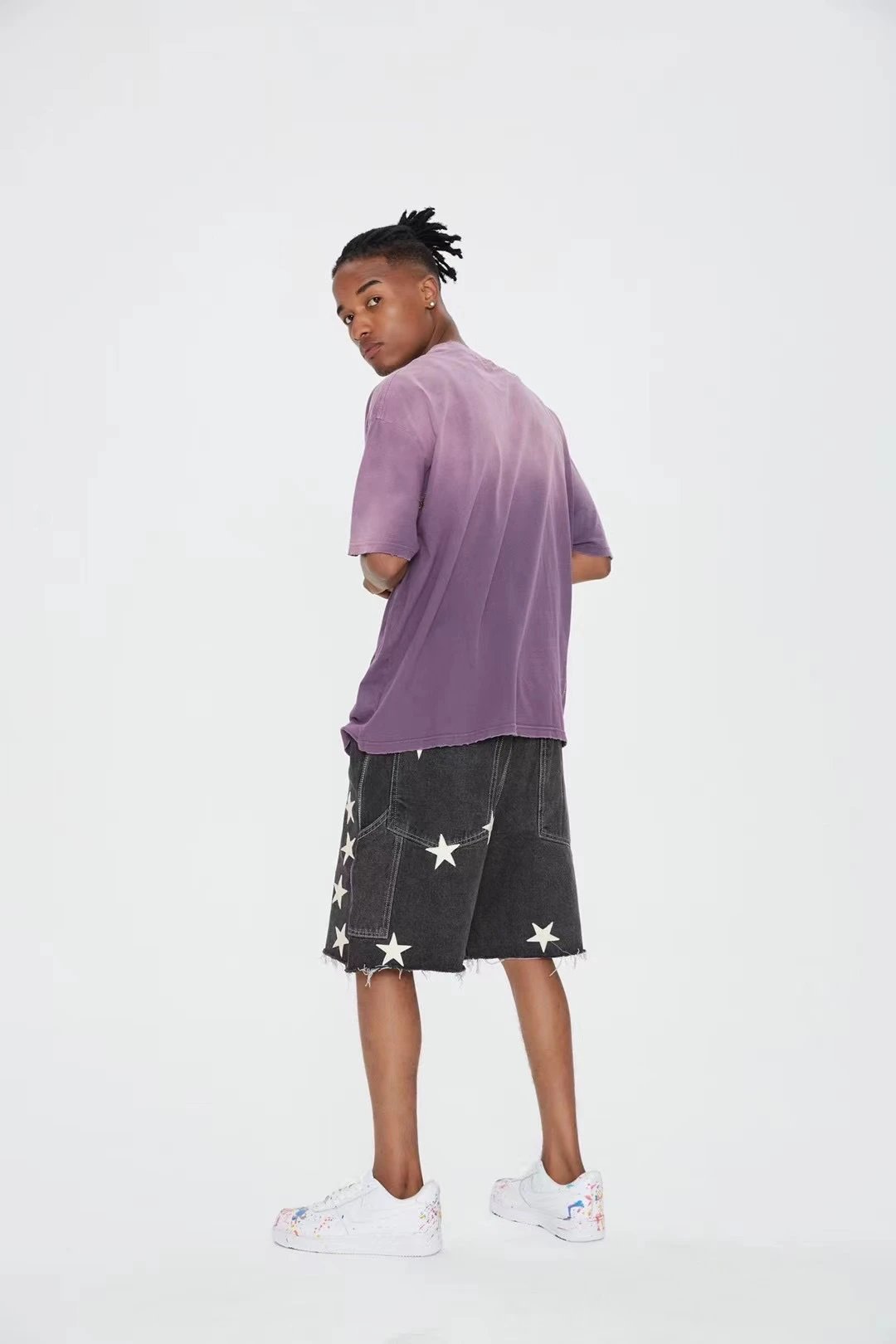 Saint Louis Vintage T-Shirt Purple - Gallery Image 11 - Detailed View