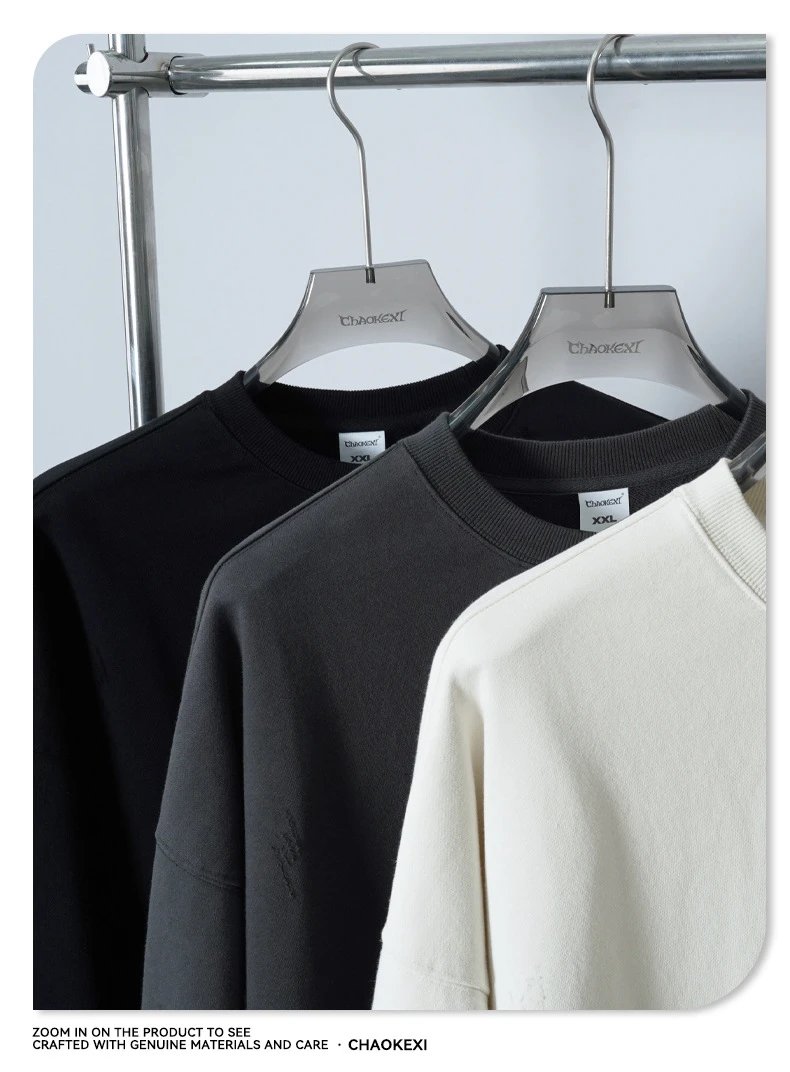 CHAOKEXI Heavyweight Crewneck Multi-Color - Gallery Image 11 - Detailed View