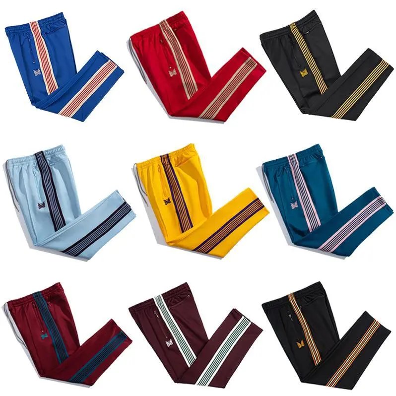 NeedlesNeedles Iconic Butterfly Track  Side-Stripe Athletic Pants in Multiple Colors