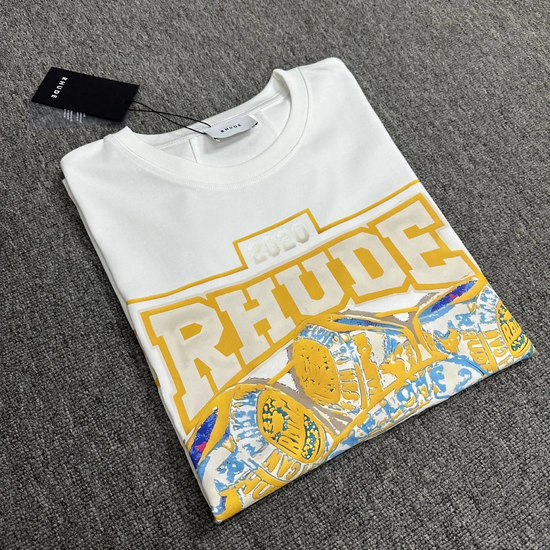 Rhude Championship Tee Multicolor - Gallery Image 9 - Detailed View
