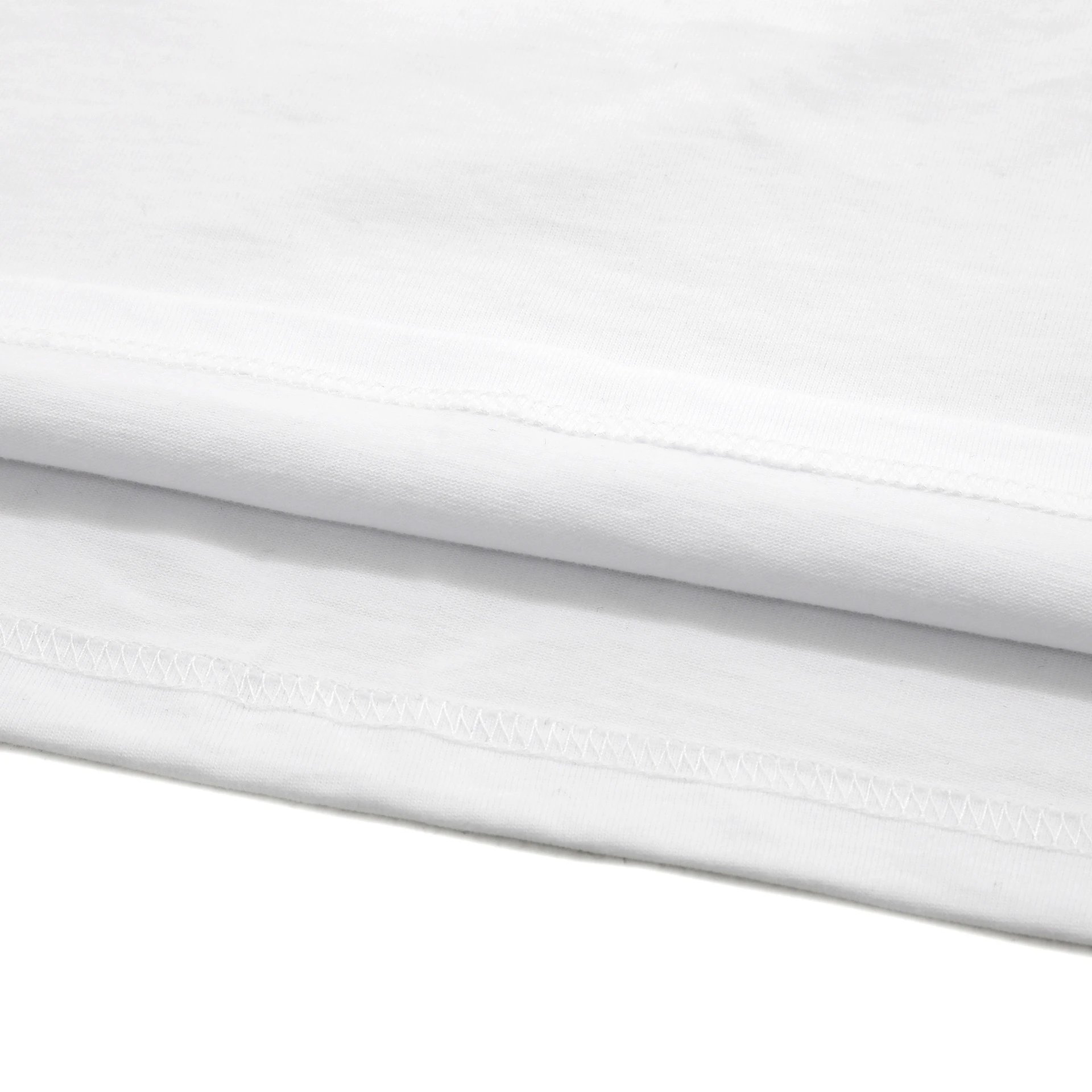 Street Style Cotton Slogan T-Shirt Snow White - Gallery Image 7 - Detailed View