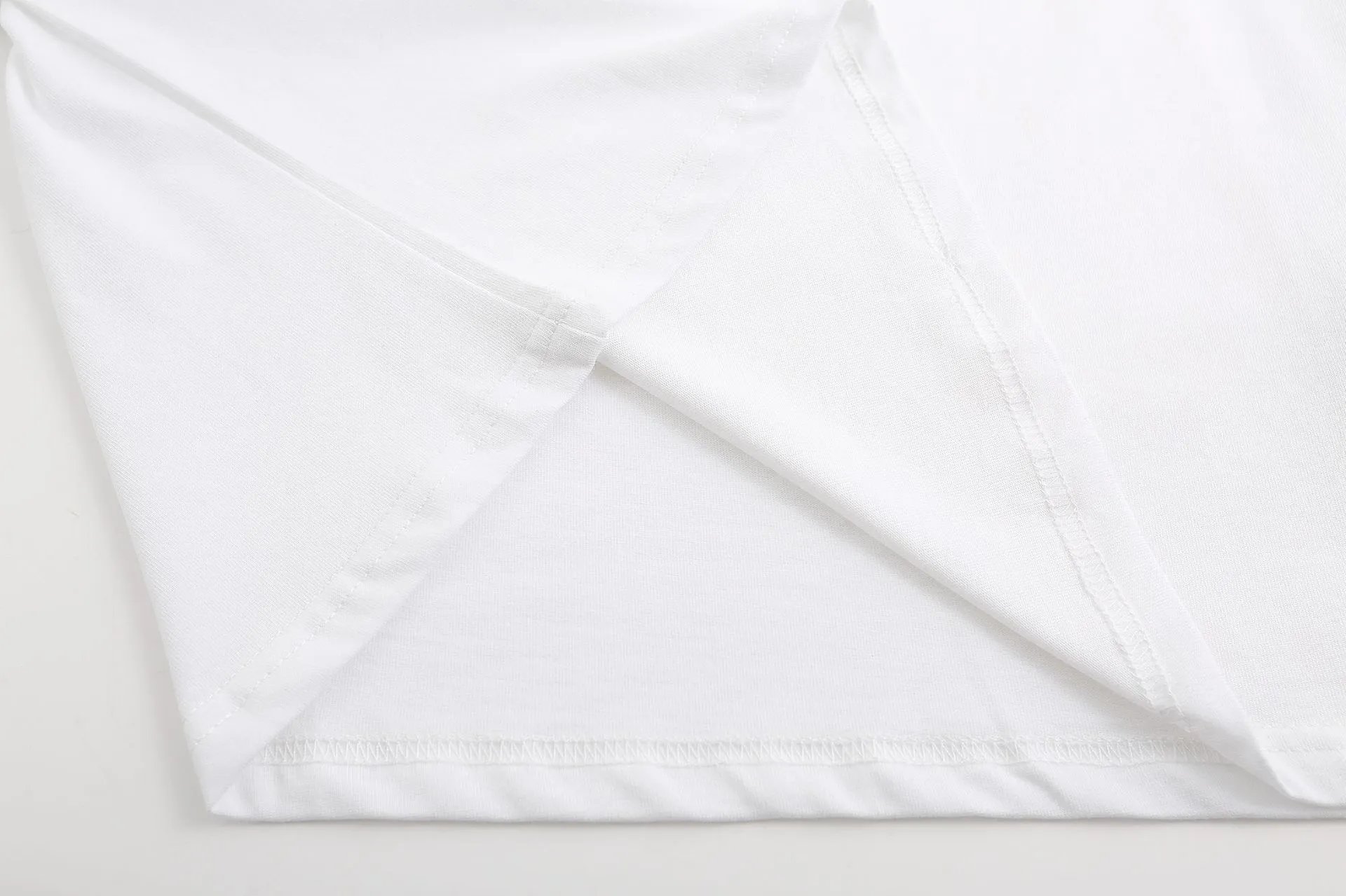 Street Style Graphic Cotton Tee Ivory - Gallery Image 8 - Detailed View