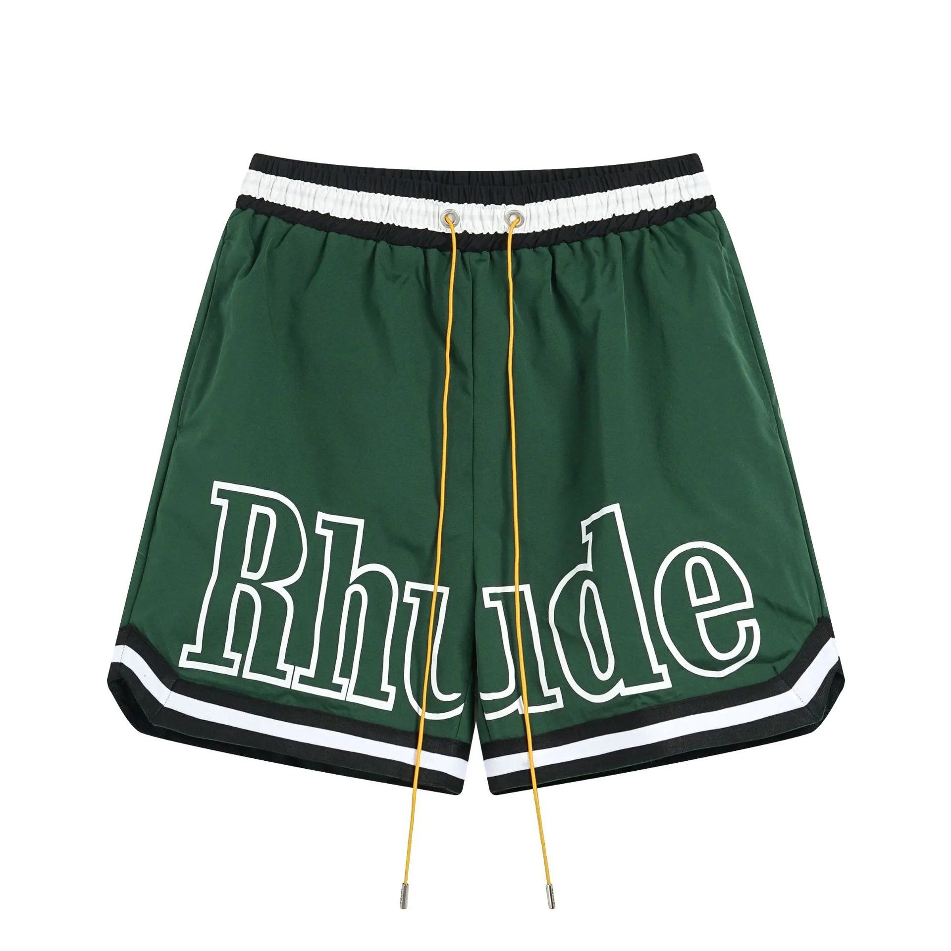 Rhude Two-Tone Mesh Shorts Multicolor - Gallery Image 4 - Detailed View