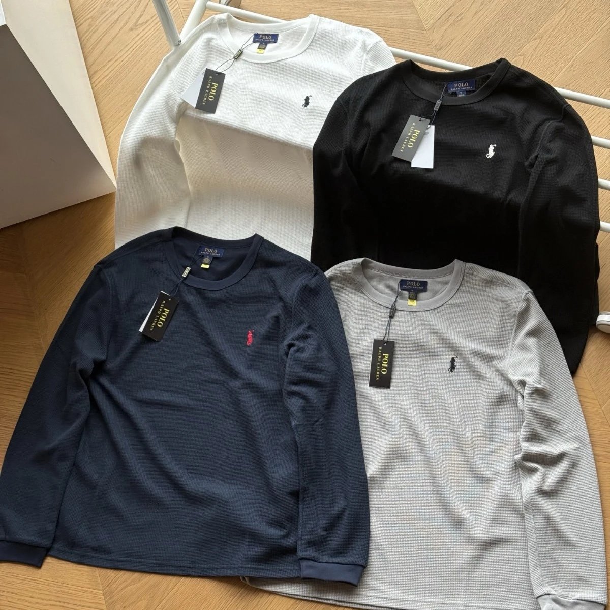 Ralph Lauren Waffle Knit Sweater Multicolor - High Quality Product Image - Cnfans