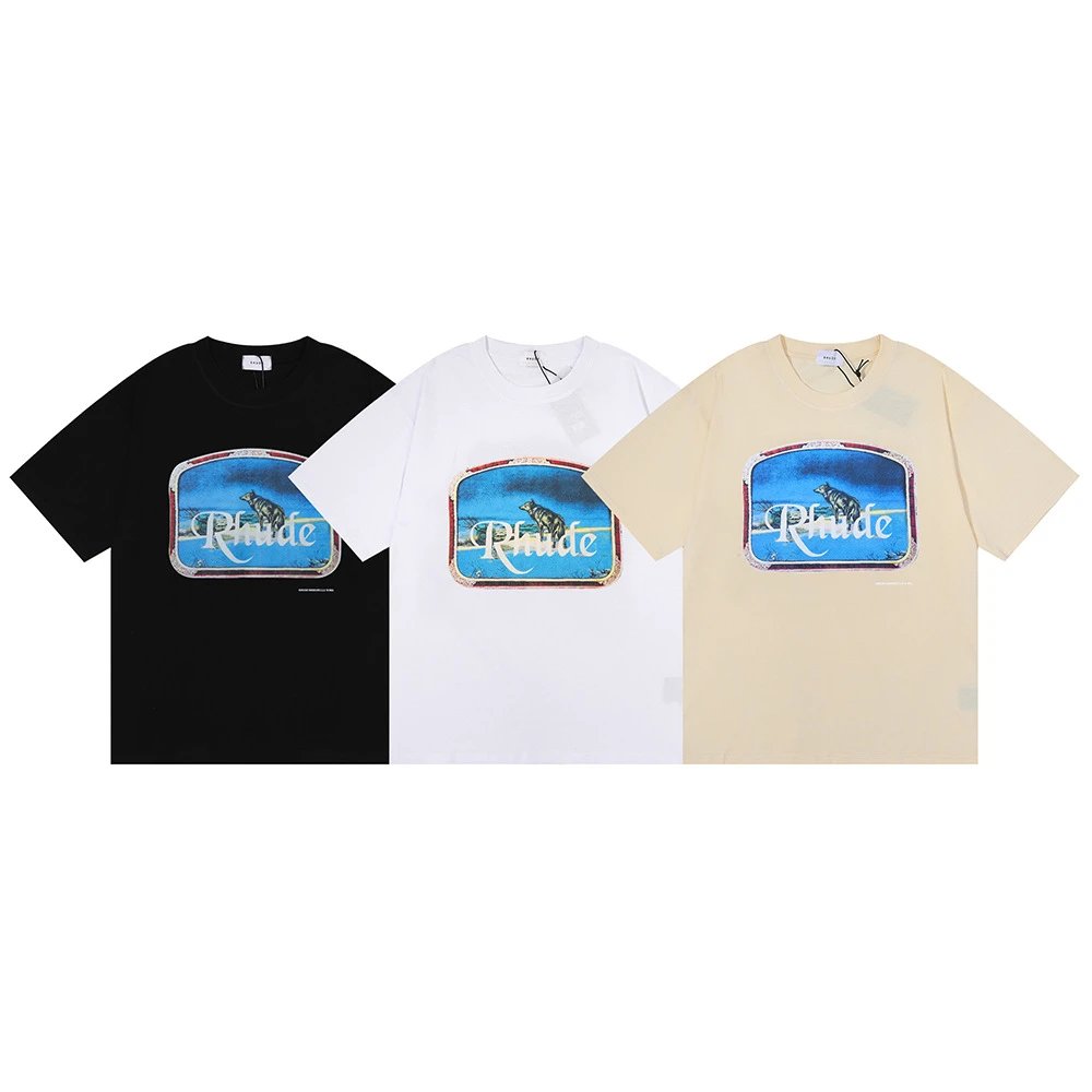 Rhude Vintage Logo T-Shirt Multicolor - Related Product - Cnfans