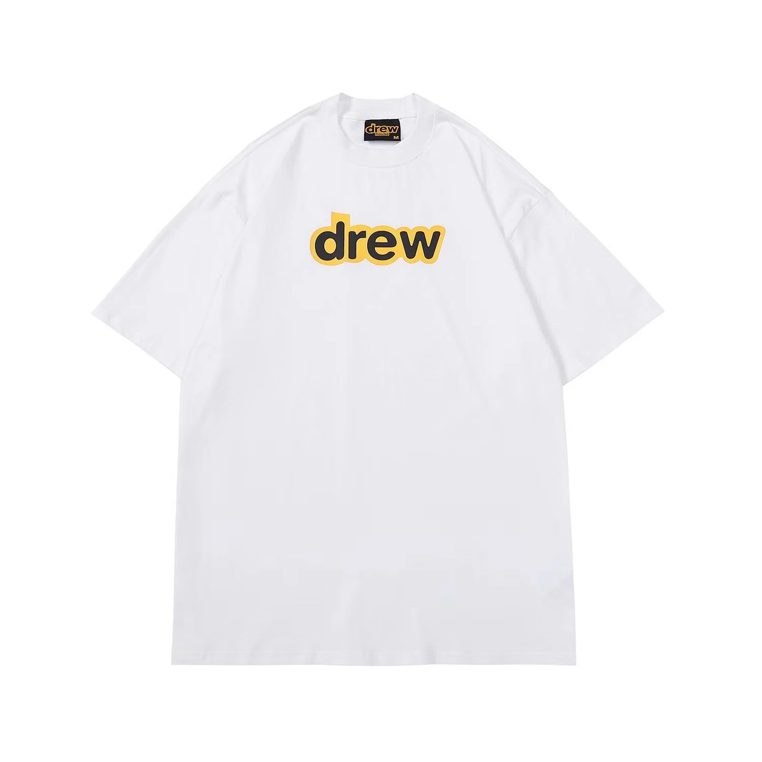 Oversized Graphic Cotton T-Shirt Ivory White - Related Product - Cnfans