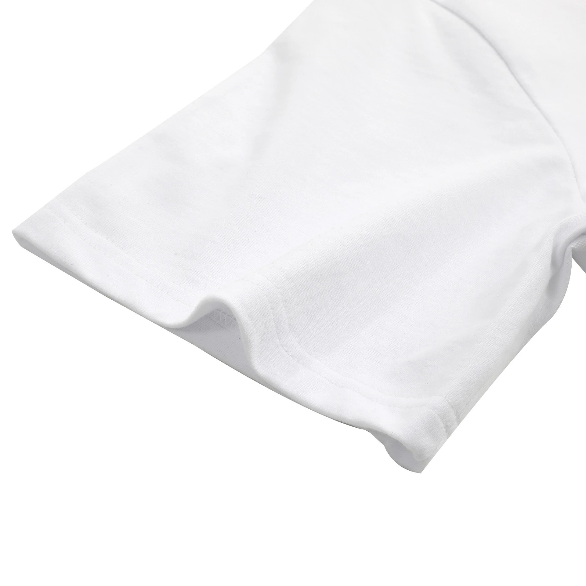 Streetwear Cotton Palm Tree Graphic Tee Ivory White - Gallery Image 9 - Detailed View