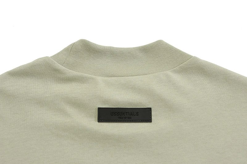 High-Street Flocked Tee in Jet Black - Gallery Image 11 - Detailed View