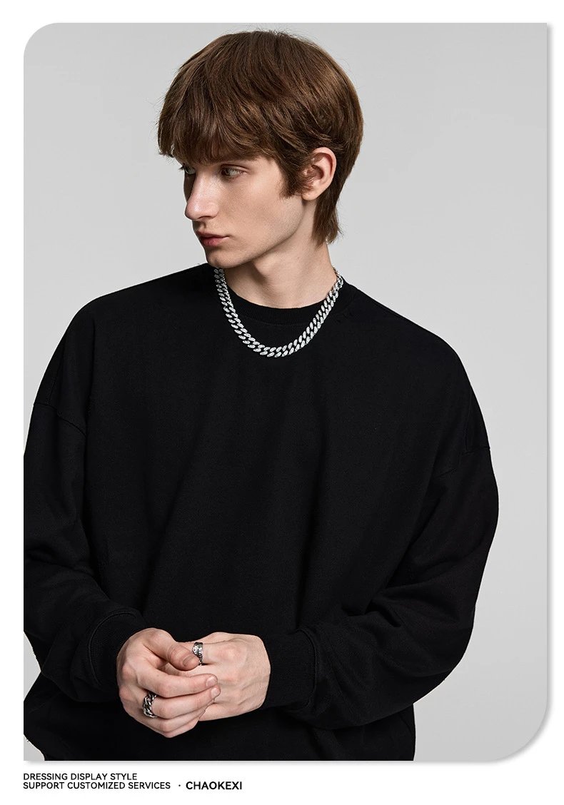 CHAOKEXI Heavyweight Crewneck Multi-Color - Gallery Image 4 - Detailed View