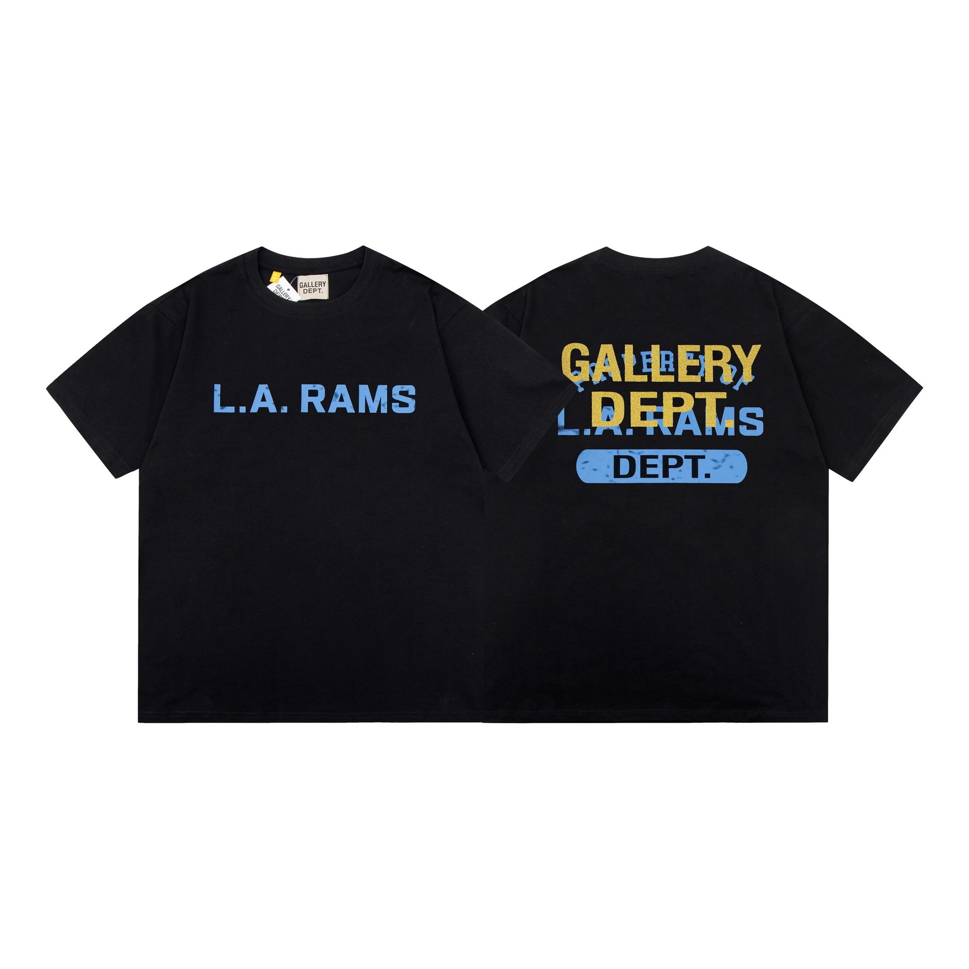 Gallery Dept Gold Letter T-shirt Multicolor - Gallery Image 5 - Detailed View