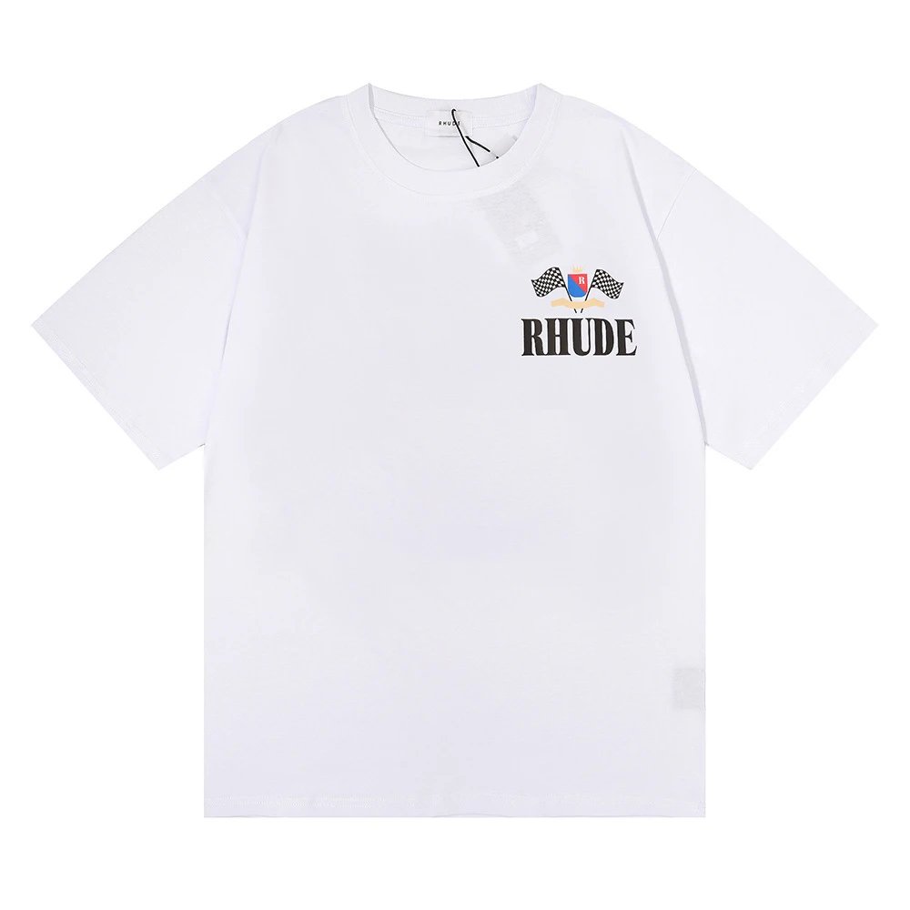 RHude Logo Print T-Shirt Multicolor - Gallery Image 2 - Detailed View