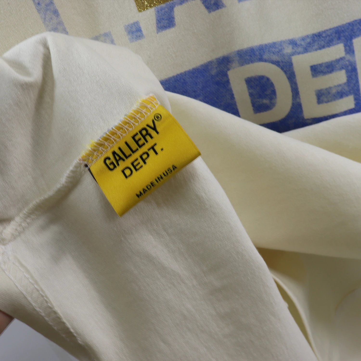 Gallery Dept Gold Letter T-shirt Multicolor - Gallery Image 10 - Detailed View