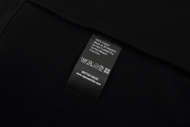 REPRESENT Vintage Graphic Tee Black - Gallery Image 5 - Detailed View