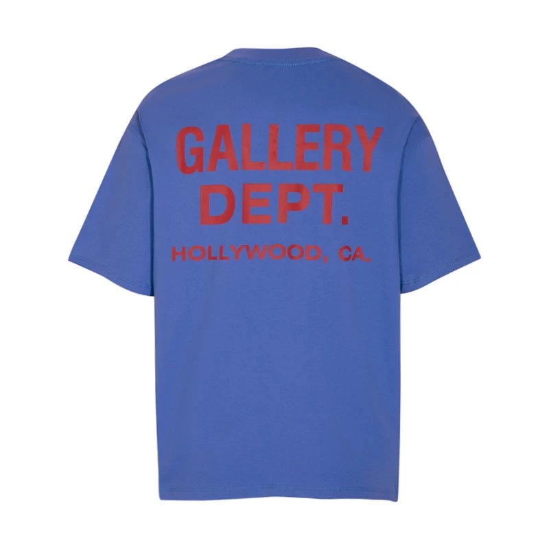 Gallery Dept Blue/White Tee - Gallery Image 3 - Detailed View