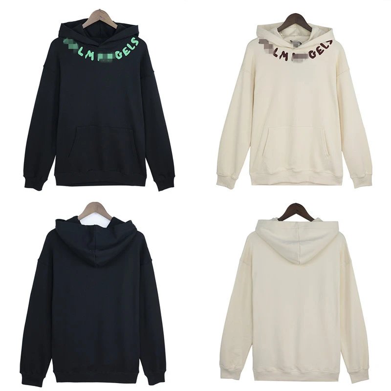 Street Style Cotton Blend Hoodie Unisex Onyx - Gallery Image 1 - Detailed View