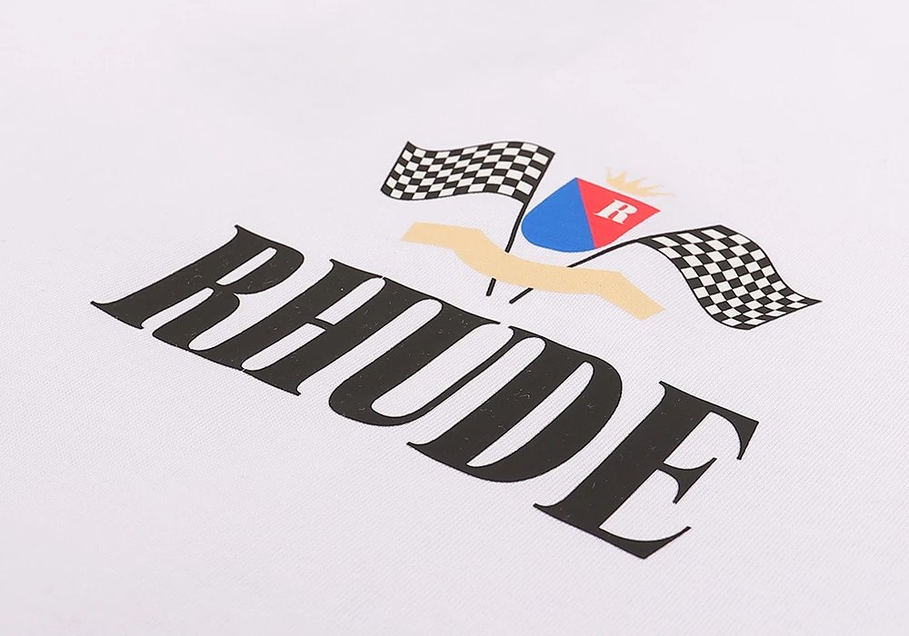 RHude Logo Print T-Shirt Multicolor - Gallery Image 7 - Detailed View