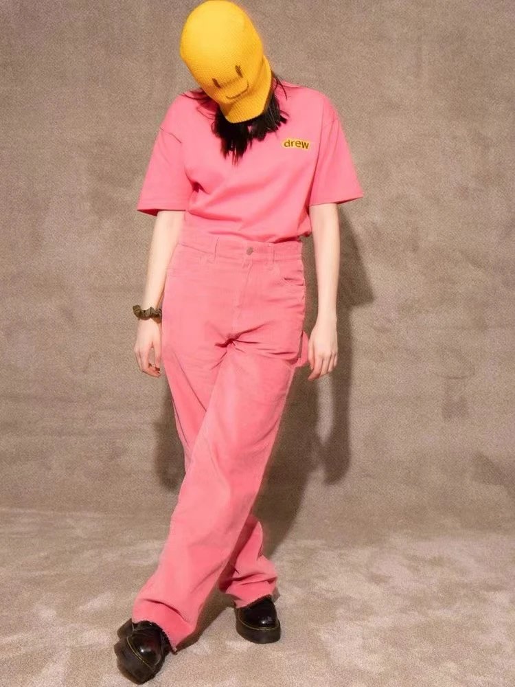 Street Style Cotton Candy Cloud Graphic Tee Rose Pink - Gallery Image 9 - Detailed View