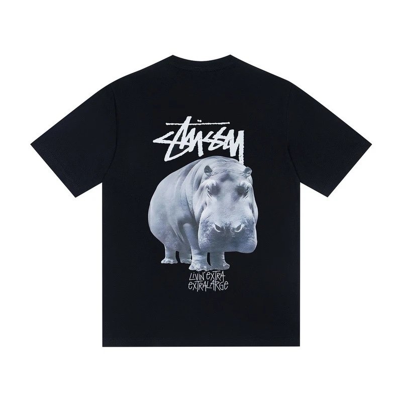 Street Cotton Graphic Tee Unisex Onyx - Related Product - Cnfans