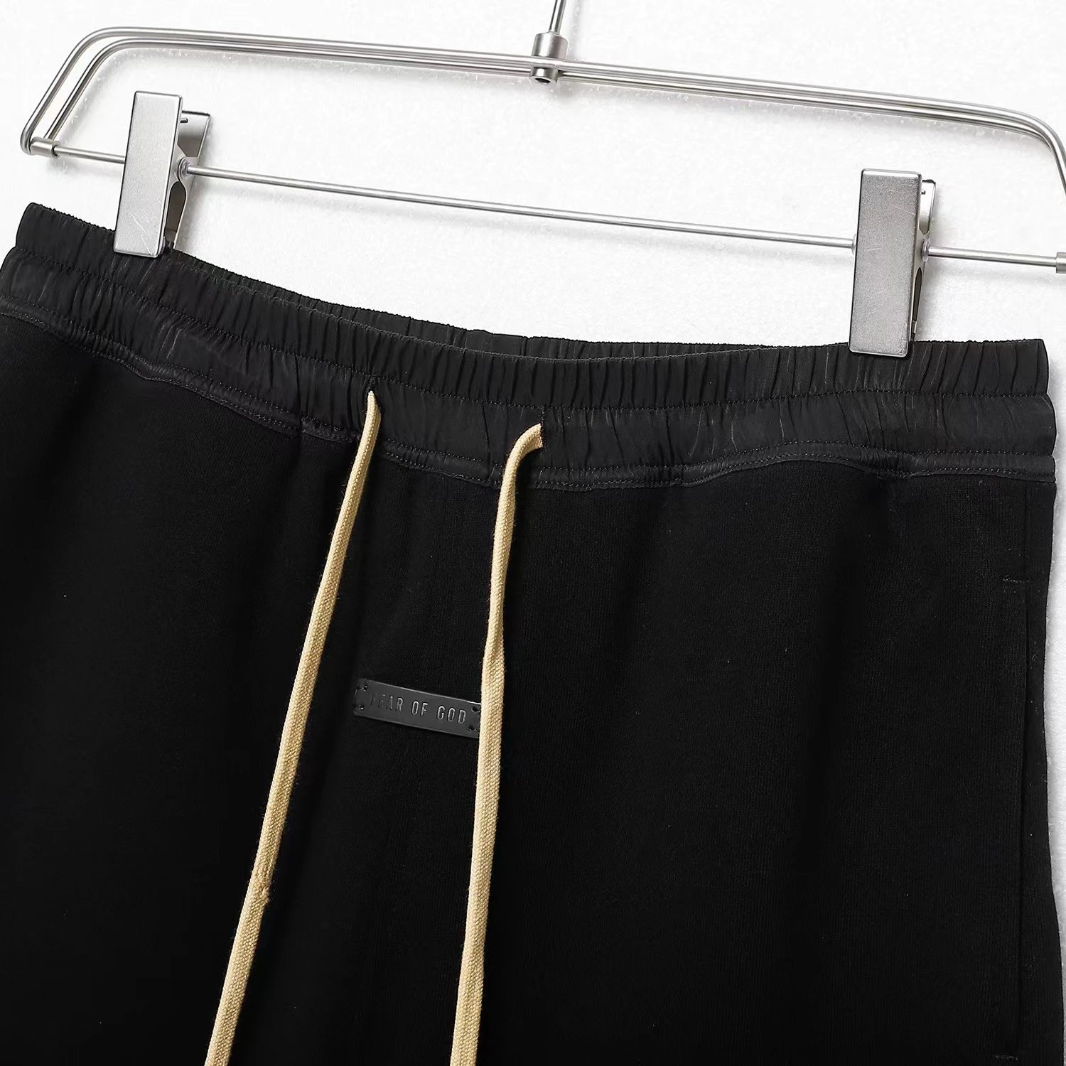 High Street Number 7 Casual Shorts Ebony Black - Gallery Image 5 - Detailed View