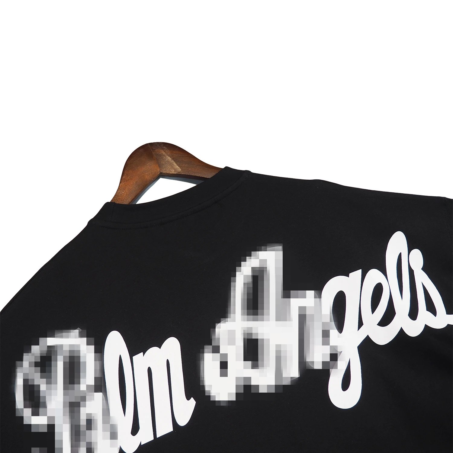 Streetwear Oversized Drop Shoulder Tee Azure Blue - Gallery Image 9 - Detailed View