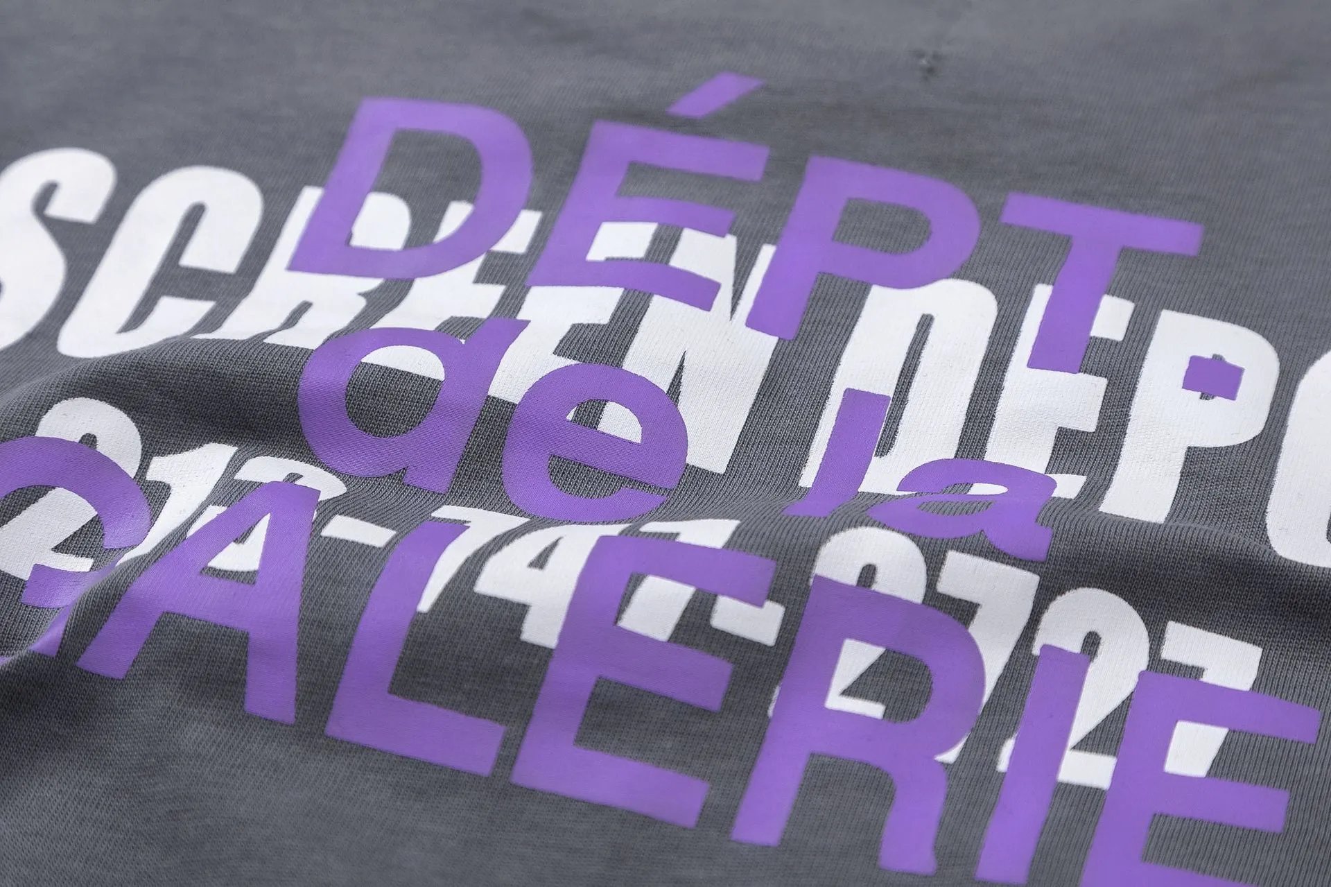 Gallery Dept Letter Print Tee Multi-color - Gallery Image 6 - Detailed View