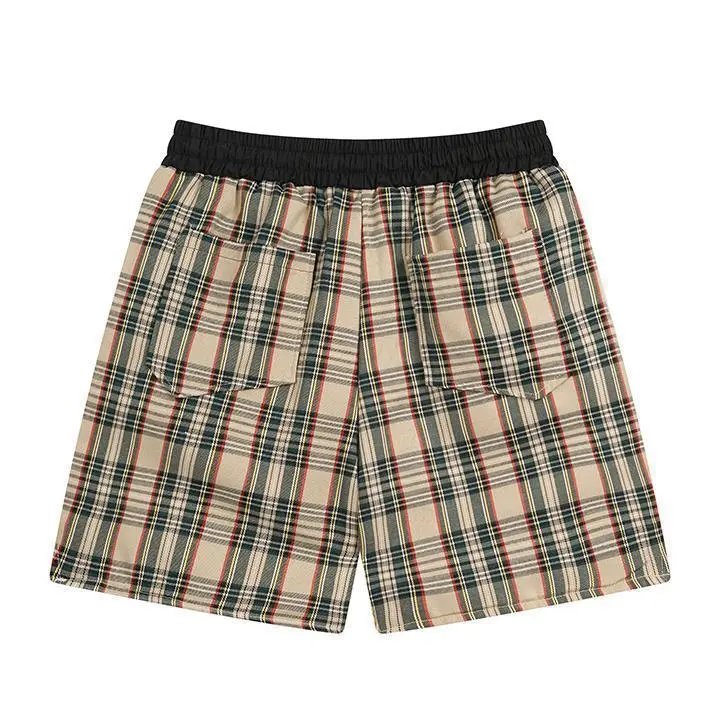 Rhude Plaid Mesh Shorts Multicolor - Gallery Image 4 - Detailed View