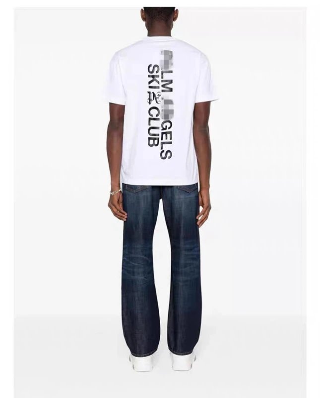 Streetwear Cotton Logo Print T-Shirt Ivory White - Gallery Image 14 - Detailed View