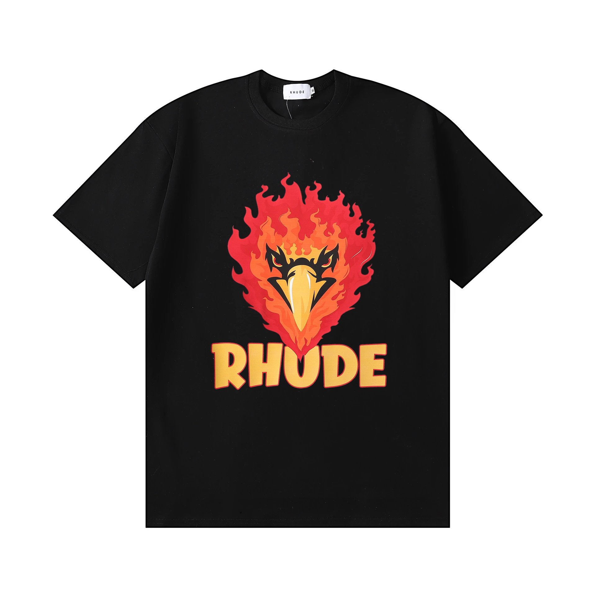 Rhude Flaming Eagle T-Shirt Multicolor - Gallery Image 6 - Detailed View
