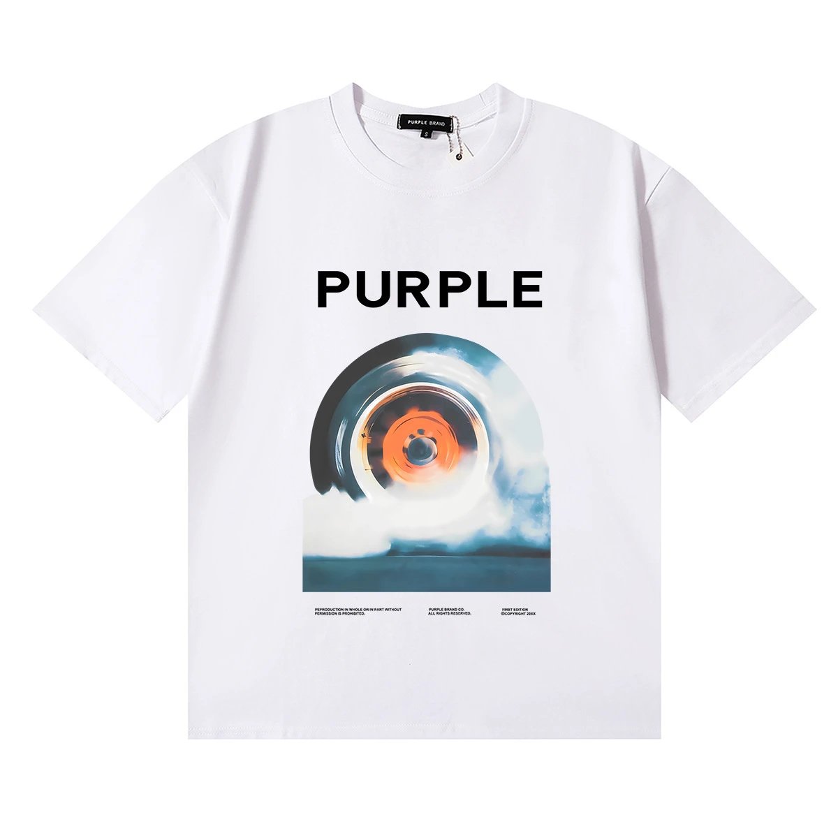 Graphic Print Cotton Tee Unisex Streetwear Snow White - Purple Brand - Cnfans - $20.65
