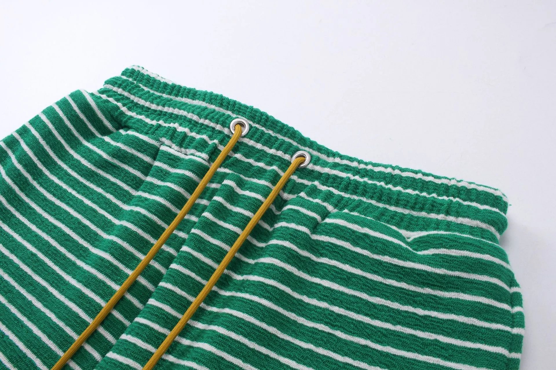 Rhude Striped Casual Shorts Multicolor - Gallery Image 9 - Detailed View