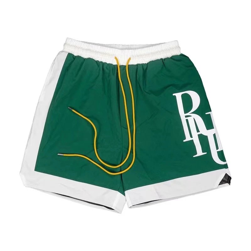 Rhude Colorblock Beach Shorts Multi - Gallery Image 2 - Detailed View
