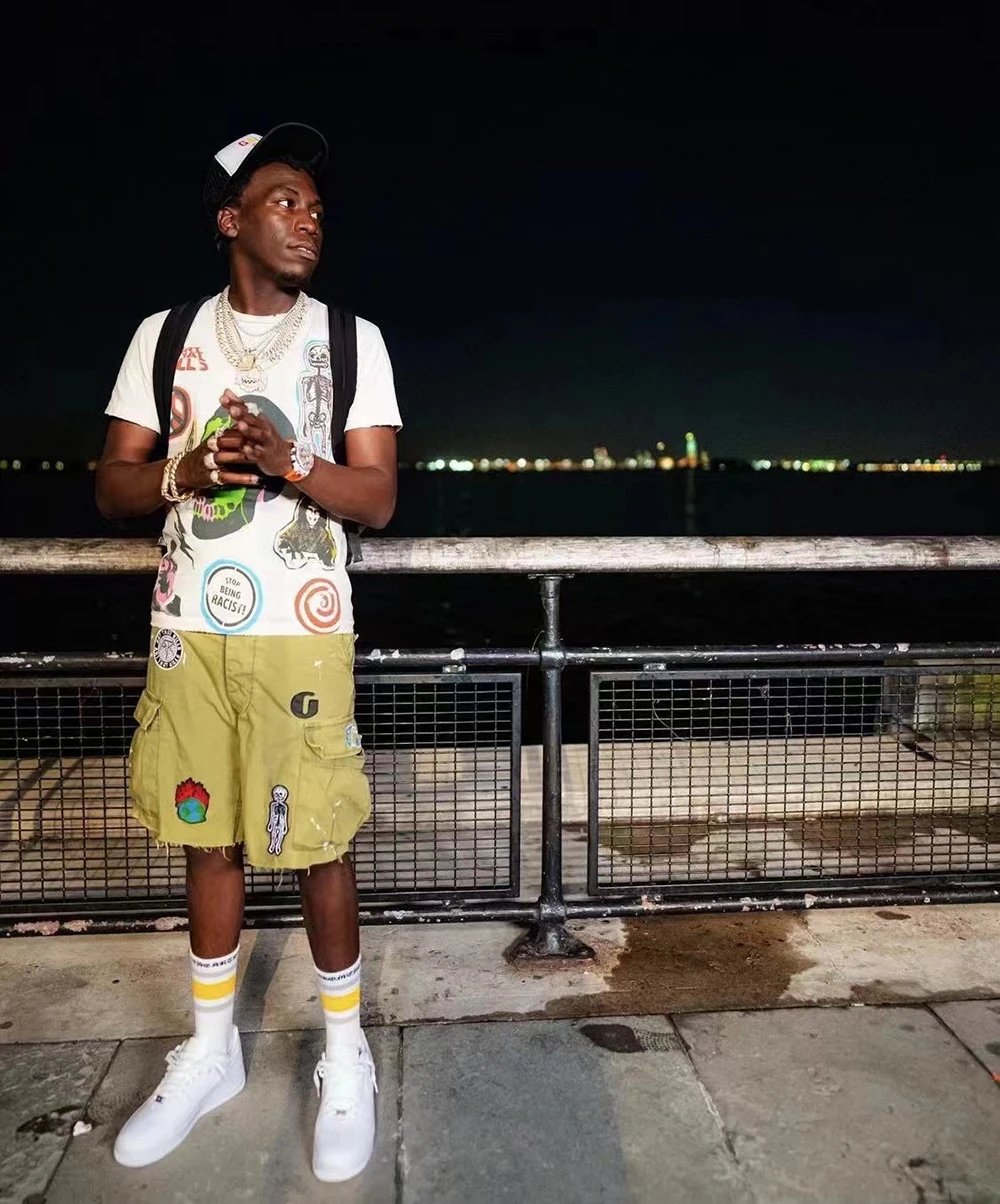 Gallery Dept Skull Flame Tee White - Gallery Image 12 - Detailed View