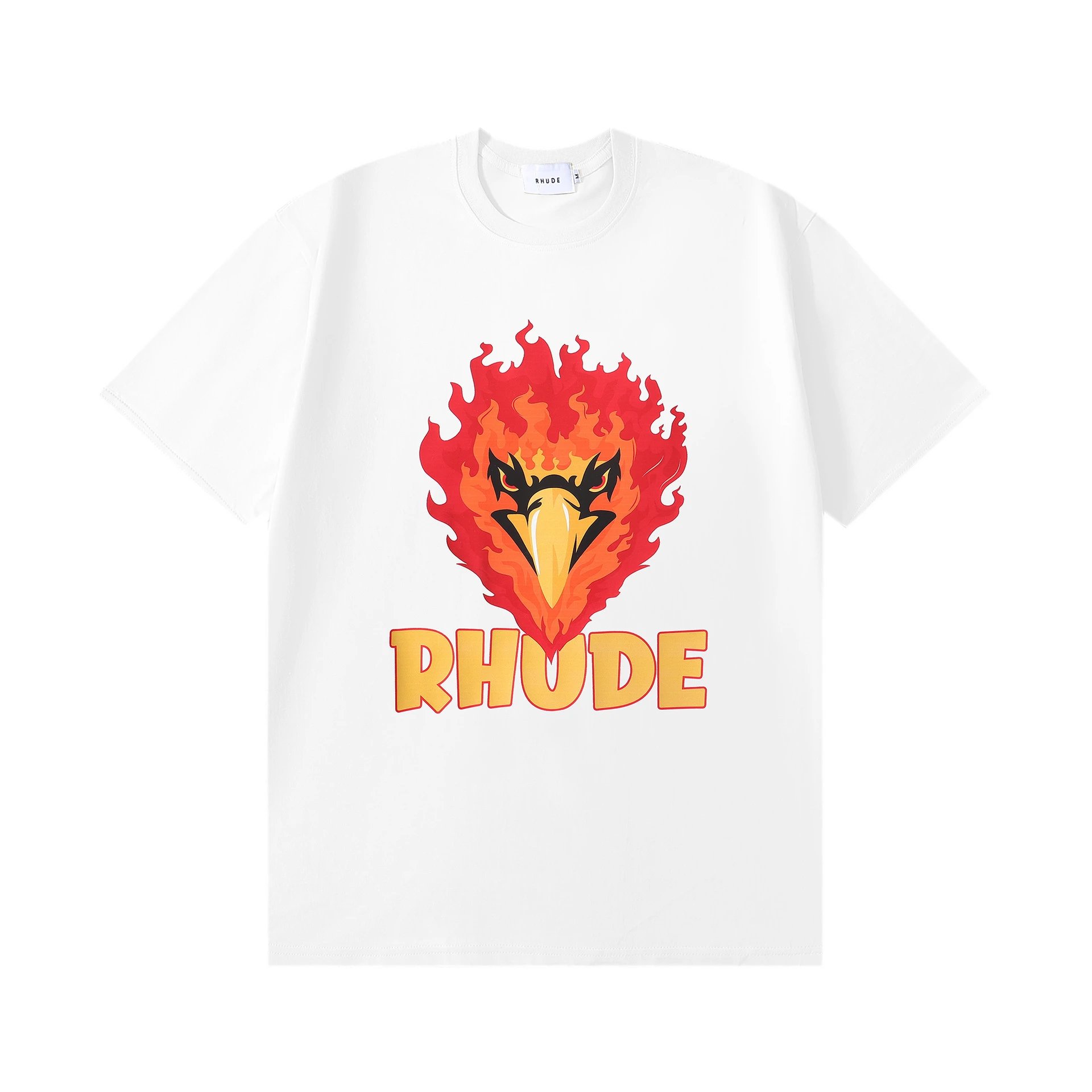 Rhude Flaming Eagle T-Shirt Multicolor - Gallery Image 2 - Detailed View