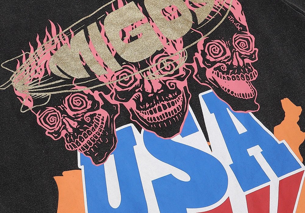 Gallery Dept Skull USA Tour Tee - Gallery Image 11 - Detailed View