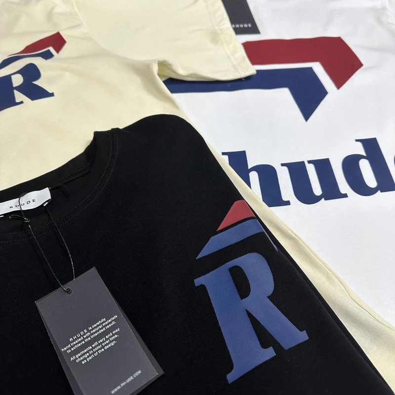 Rhude Arrow Logo T-Shirt Multi - Gallery Image 6 - Detailed View