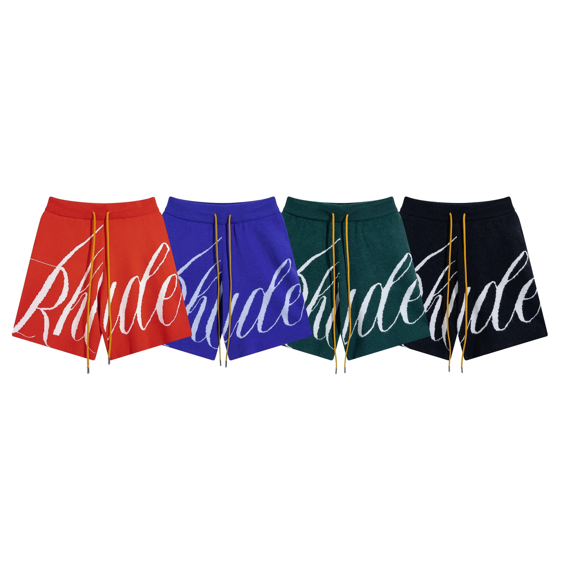 Rhude Jacquard Knit Shorts Multicolor - High Quality Product Image - Cnfans