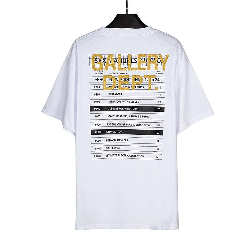 Gallery Dept Dynamic Duo T-Shirt Black/White - Gallery Image 5 - Detailed View